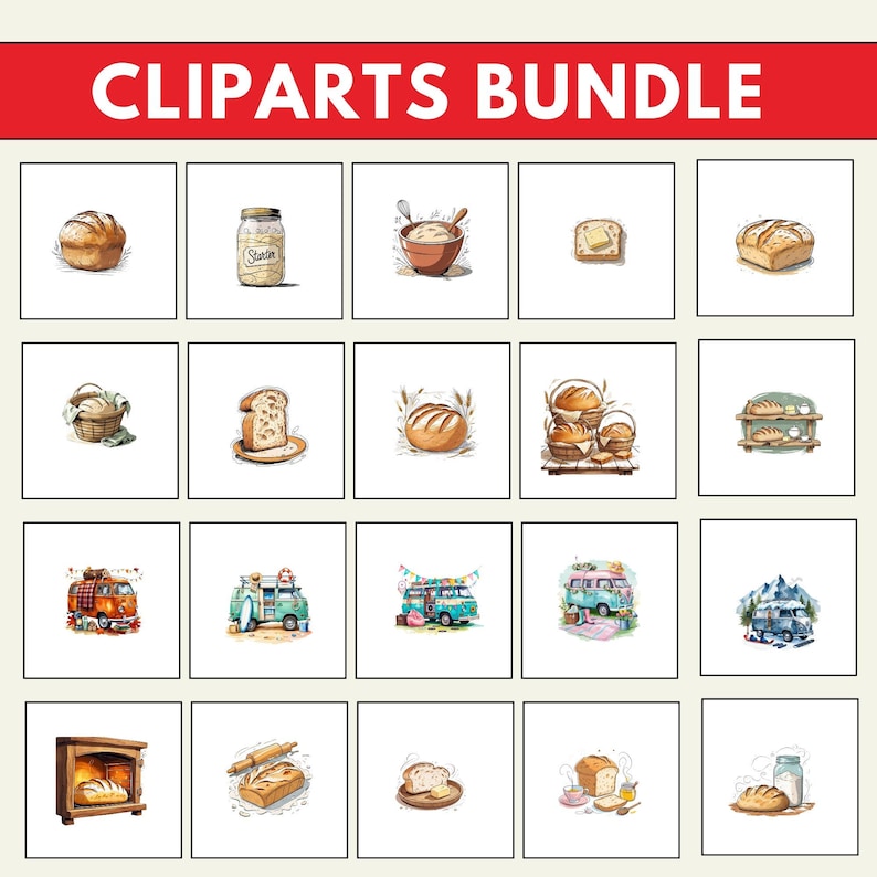 Artisan Bread, Digital Stickers, Sourdough Bread PNG, Sourdough Bread SVG, Bakery PNG, Bread Illustration, Baking Digital Clipart, Clipart PNG. illustration, clipart pack,  digital clipart, clipart clipart,  watercolor clipart,  clipart bundle,