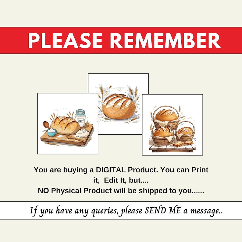 Bread SVG, Baking SVG, Digital Clipart, Kitchen Clipart, Bread PNG, Food Clipart, Bakery Clipart, Rustic Bread, Artisan Bread, Digital Stickers, Sourdough Bread PNG, Sourdough Bread SVG, Bakery PNG,