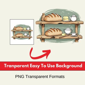 Artisan Bread, Digital Stickers, Sourdough Bread PNG, Sourdough Bread SVG, Bakery PNG, Bread Illustration, Baking Digital Clipart, Clipart PNG. illustration, clipart pack,  digital clipart, clipart clipart,  watercolor clipart,  clipart bundle,