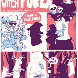 Little Witch Furea Ashcan Comic Book by Michael Huang Jr. image 2