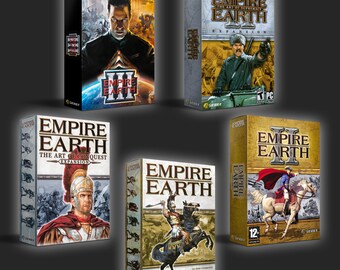 All Empire Earth PC Games Bundle - Empire Earth Gold Edition , Empire Earth 2 Gold Edition & Empire Earth 3