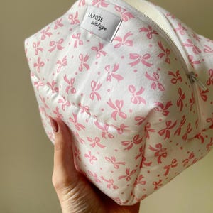 Coquette makeup bag