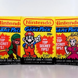 1989 Topps Nintendo Game Pack - verzegeld ruilkaartenpakket (1)
