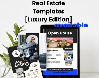 Luxury Real Estate Reels Template, Realtor Social Media Marketing Posts, Realtor Canva Video Templates, Marketing Ideas, Digital Products