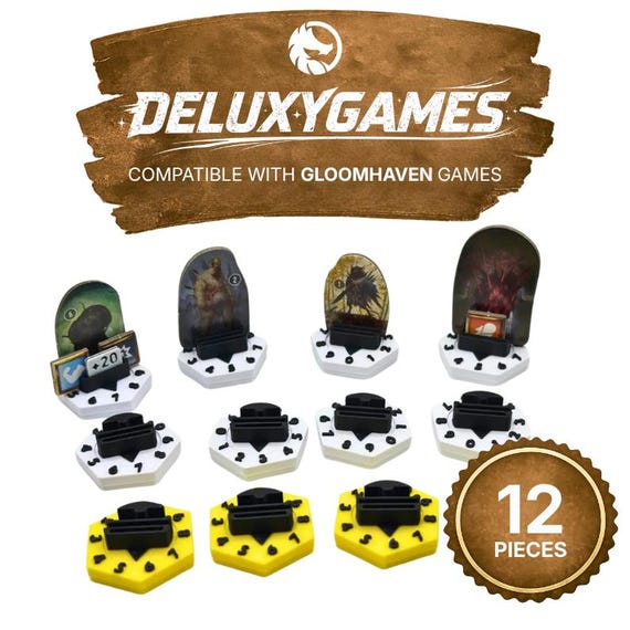 Gloomhaven Standee Health Tracker: Enemy HP Counter Upgrade Kit (Unofficial)