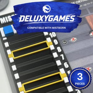 Mistborn Board Game Mission Card Dashboard with Bonus Markers (Unofficial)