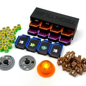 SETI Brettspiel Upgrade: Energie-, Credit- & Rotationstoken