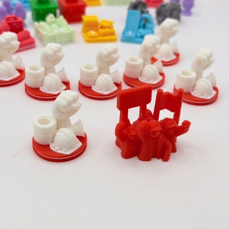 Token Stack Game Hegemony Board Game Upgrade Kit – 159 Premium 3D Resource Tokens ...