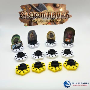 Kit de mise à niveau du compteur Gloomhaven Standee Health Tracker pour suivre la santé de l'ennemi Gloomhaven HP Tracker avec prise en charge de l'état