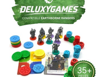Upgradekit Earthborne Rangers: rolfiguren, dobbelstenentellers, compatibele persoonlijkheidstokens (niet-officieel)
