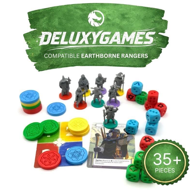 Earthborne Rangers Upgrade Kit: Role Figures, Dice Counters ...