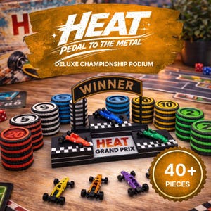 Heat Pedal to the Metal Grand prix Upgrade: Championship Podium & Tire Score Coins