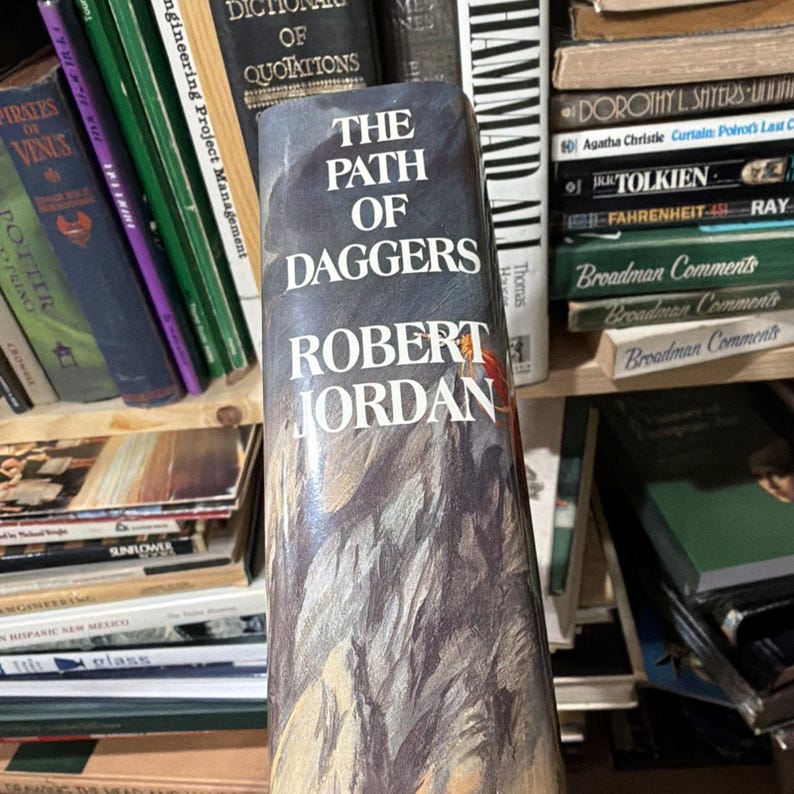 Wheel Of Time Novel Robert Jordan Path Of Daggers First Edition Hardcover image 8