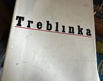 Libro di storia d'epoca di Treblinka - Prima stampa del 1967 con sovraccoperta originale