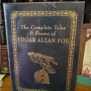 Rare Find: Collector&#39;s Edition Edgar Allan Poe Complete Works in Deluxe  Leather Easton Press  sealed