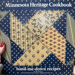 Minnesota Heritage Cookbook 1979 Home cooked meals