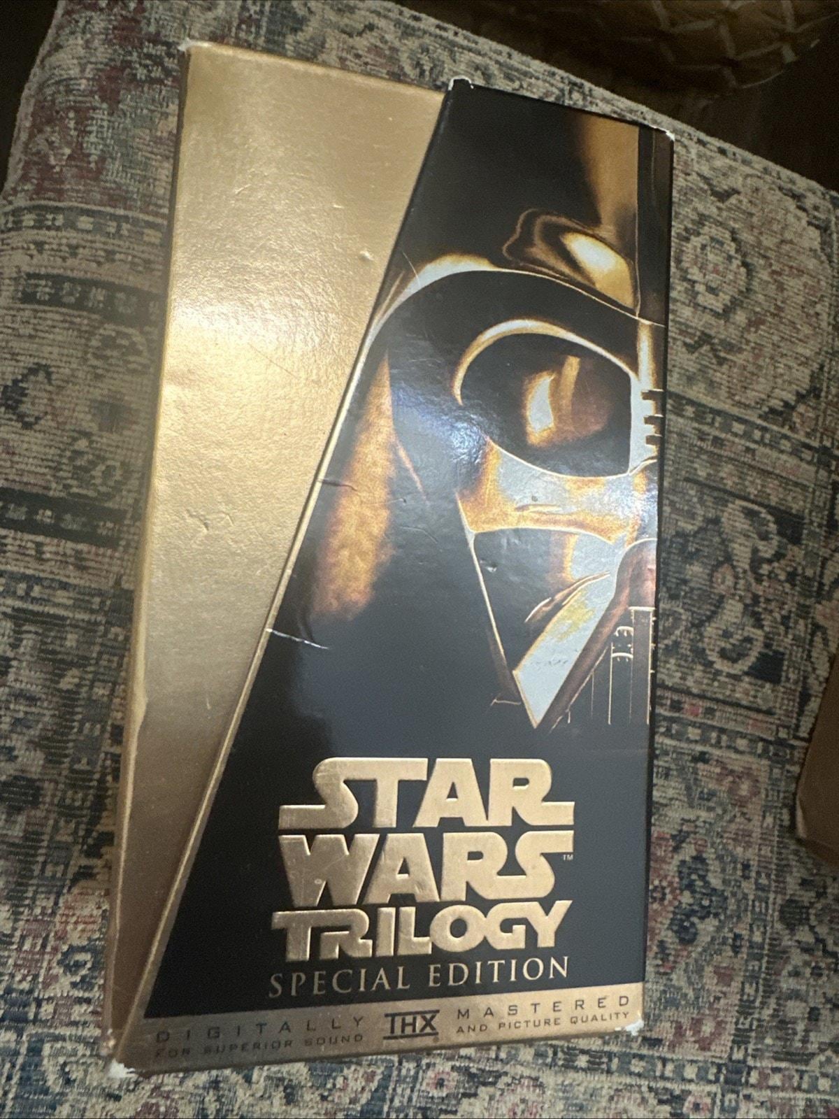 Star Wars Trilogy VHS Gold Box Set Special Edition THX Sealed 1997