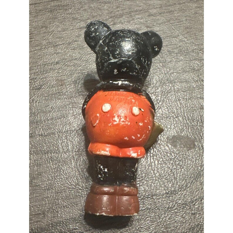 1930s Mickey Mouse Made in Japan Porcelain Bisque Figurine with Saxophone image 5