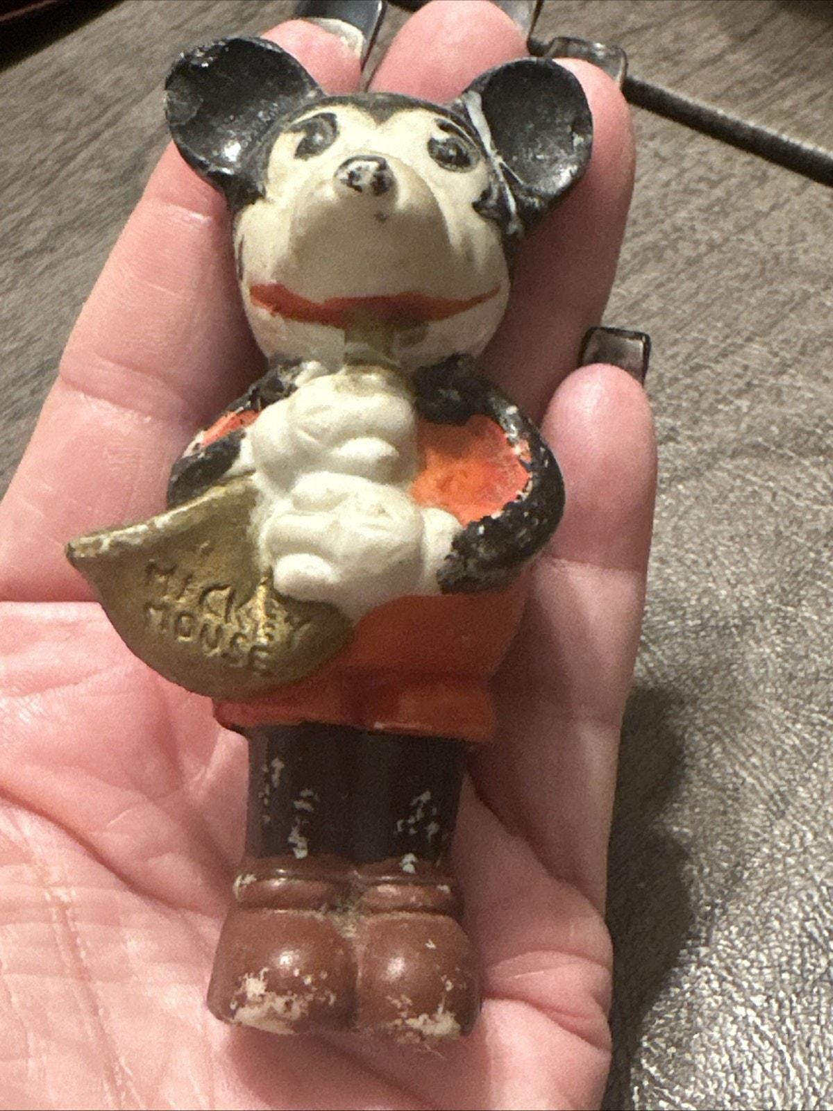 Mickey Mouse Collectible: Retro 1930s Porcelain Bisque (japan Made