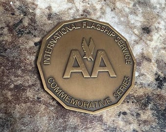 アメリカン航空記念メダルコイン MD DC10-30 国際線フラッグシップ