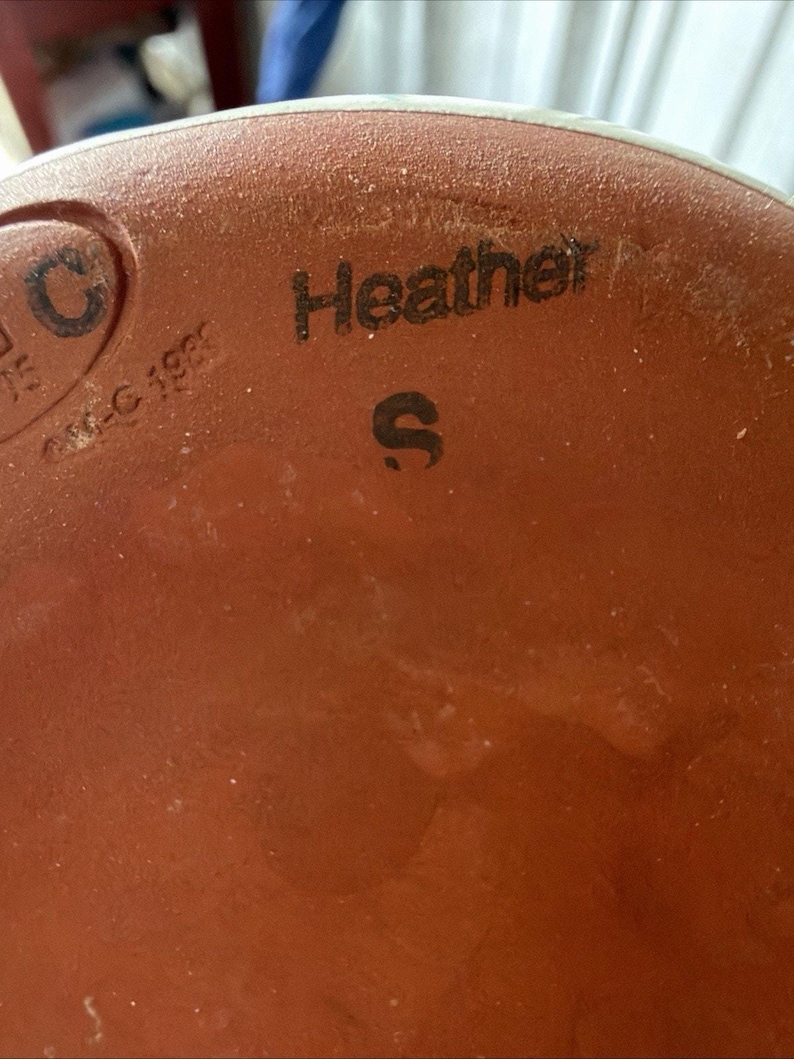 MacKenzie-Childs Heather Vase: Hand-Painted Floral Art Pottery Cottagecore Home Decor image 5