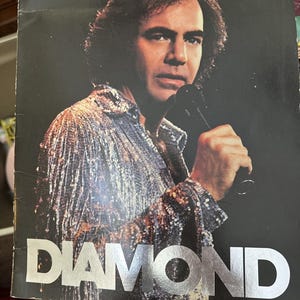 Neil Diamonds konsertprogram: Primitive Tour 1984 (samlarobjekt)