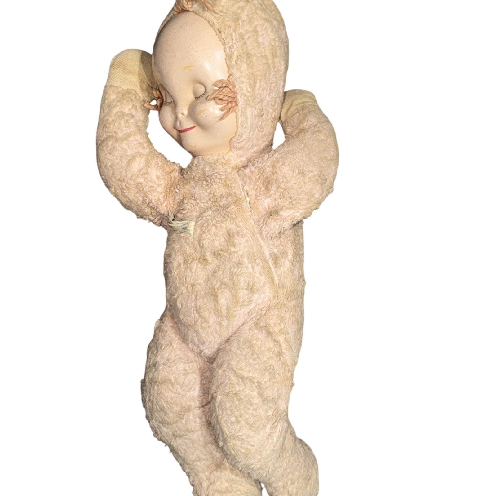 Vintage Rubber Face Doll - Etsy