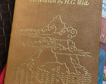 Vintage Easton Press Edition of Utopia with H.G. Wells Introduction - Collectible Classic