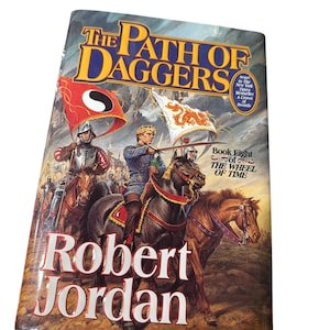 Wheel Of Time Novel Robert Jordan Path Of Daggers First Edition Hardcover image 1