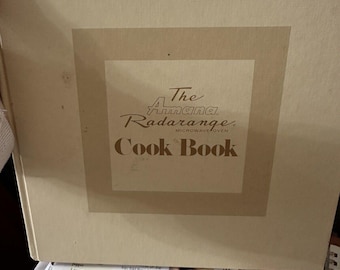 Vintage Amana Radarange Microwave Oven Classic Cook Book CookBook Recipes 1975