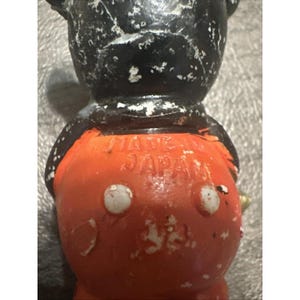 1930s Mickey Mouse Made in Japan Porcelain Bisque Figurine with Saxophone image 7
