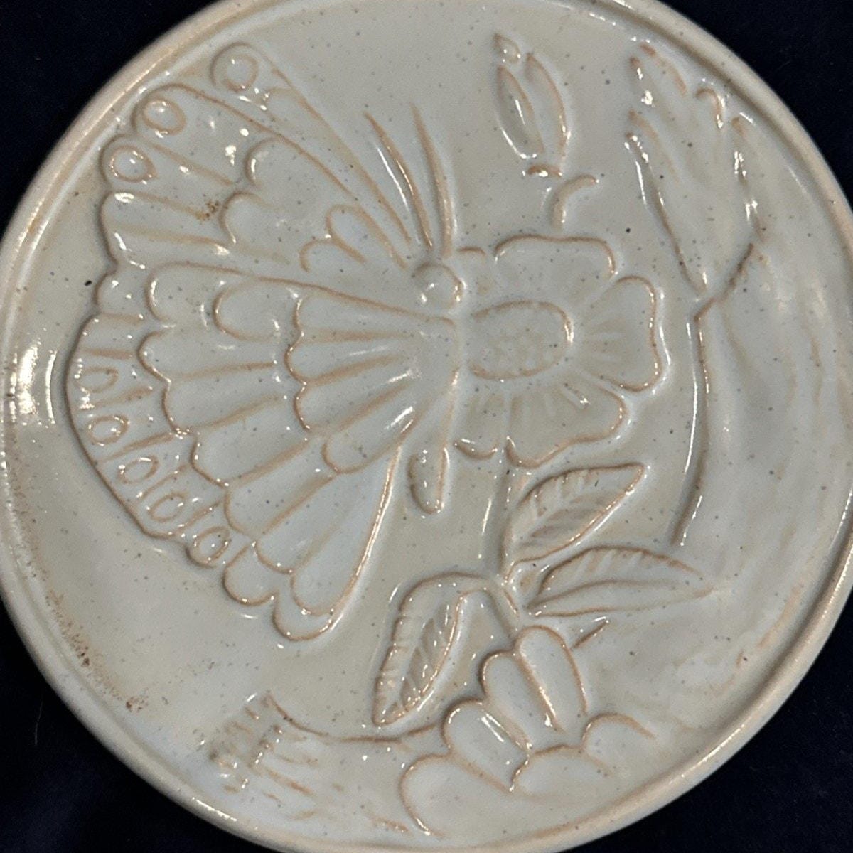 Vintage Frankoma Pottery Butterfly Flower Trivet 6-1/4” - Etsy