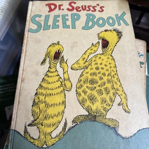 1962 Dr. Seuss Schlafbuch Hardcover Buchclub Edition Vintage Dr. Seuss