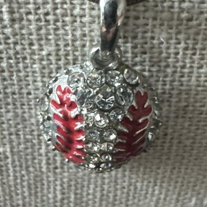 925 Vintage Softball Charm - Etsy