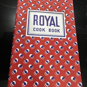 Vintage Royal Baking Powder Cook Book 1940 Paperback 64 pages
