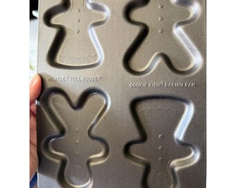 Molde para hornear galletas Nestle Tollhouse para niños: niño y niña de jengibre.