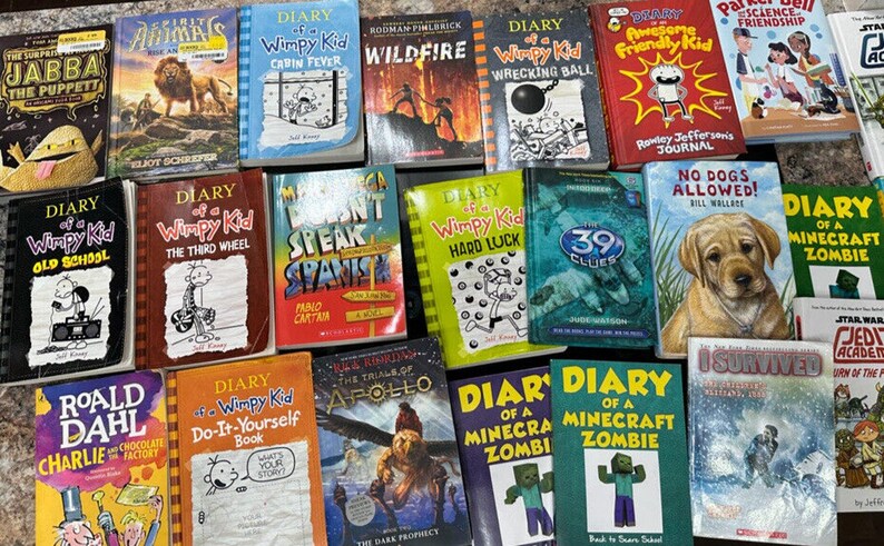 Kids Chapter Book Bundle: 30 Paperback Books for Ages 7-10 - Etsy