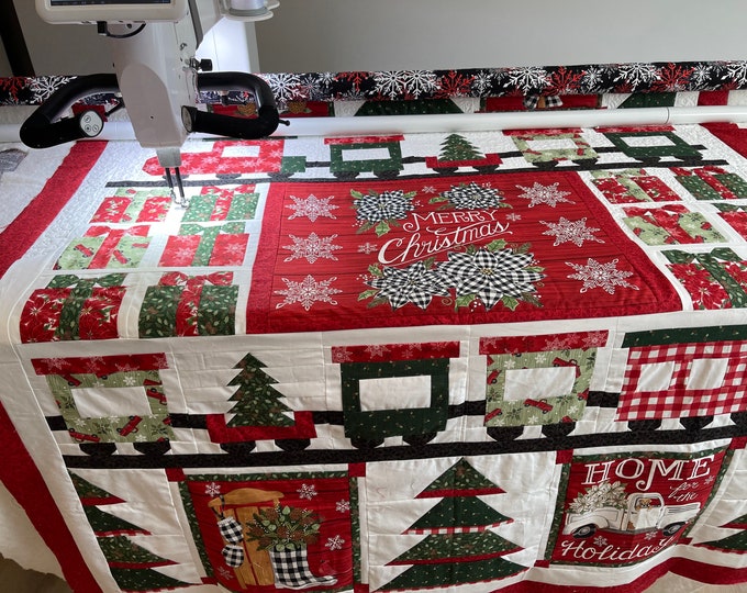 Whimsical Christmas Quilt Etsy