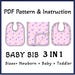 Baby Bib Sewing Pattern, Burp Cloth Patterns, Bundle Pattern, Baby ...