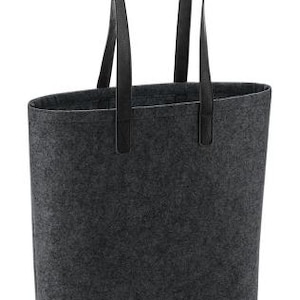 Personalized felt gift bag | Shopper with custom text | Gift bag with lettering | Hand-finished & individually printed bag Premium Filzta.dunkg