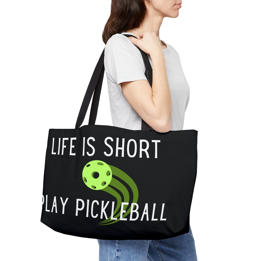 Pickleball Tote Bag Pickleball Bag Stylish Pickleball Bag Etsy