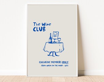 Wine, Wine Club, Wine lovers, Wine lover, Wine Print, Wine Poster, Wine illustration, gifts for her, Best selling poster, printable wall art