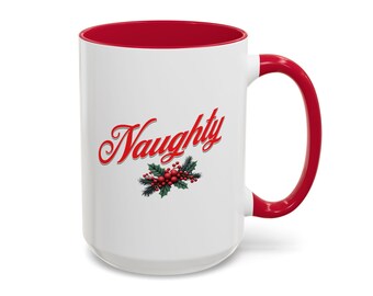 Naughty Mug with Holly | 11oz 15oz