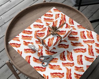 Bacon Gift Wrap | Foodie Party Wrapping Paper