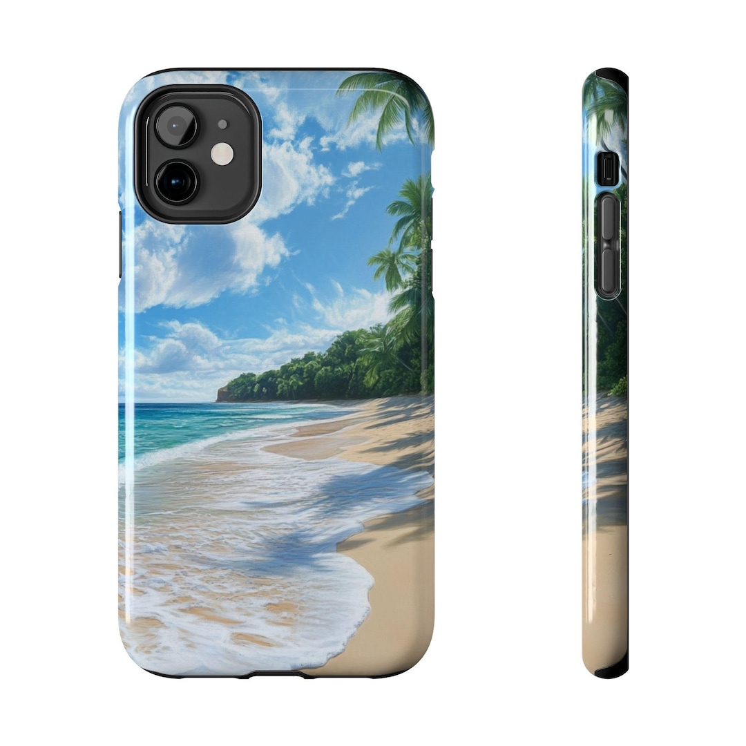 Tropical Beach Tough Phone Cases - Etsy