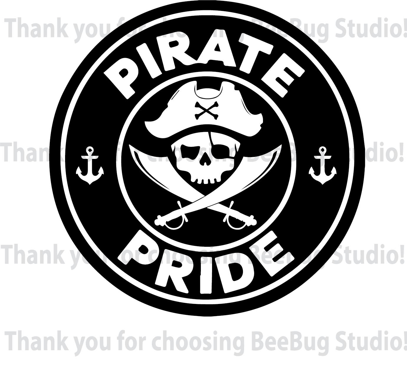 Pirate Pride Logo, SVG, PNG, PDF, Epscoffee Lover - Etsy