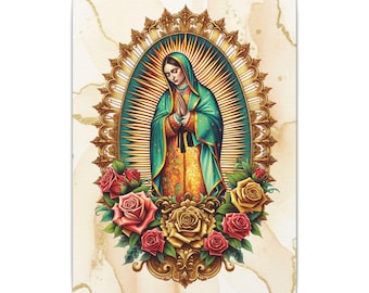 Our Lady of Guadalupe Canvas Wall Art, Stretched Canvas