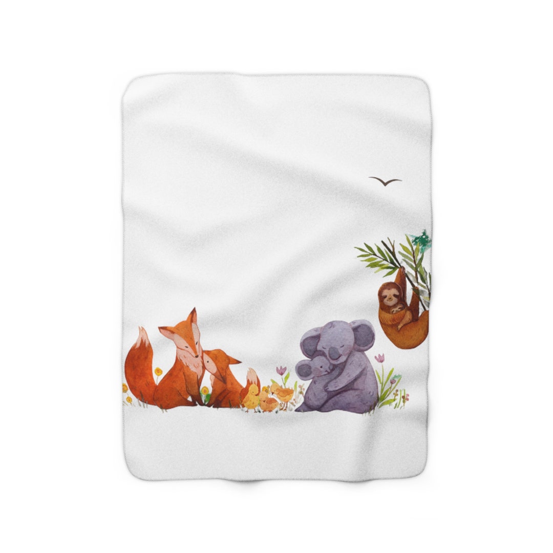 Sherpa Fleece Blanket Print on Demand Blankets Printed Etsy