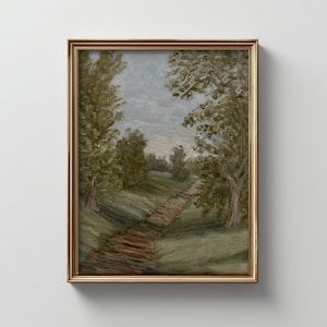 Giclee Landscape Art Print: Path Through Trees, Archival Quality