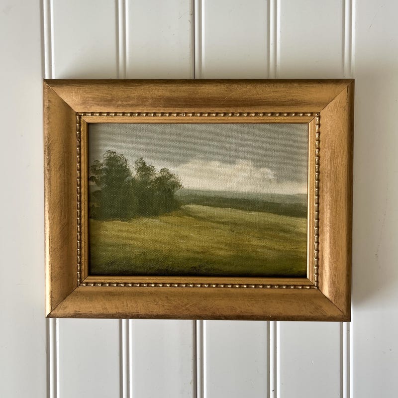 Framed Landscape Painting - Etsy